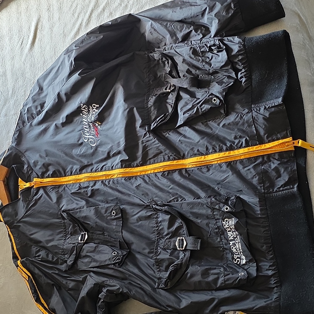 🔥RARE Akademiks Storm Riders Reversable Track Jacket 2 In 1 XL